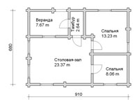 Будинок з дерева проект