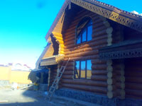 Виготовлення будину з дерева фото київ
