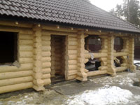 Дачний будинок з дерева фото київ